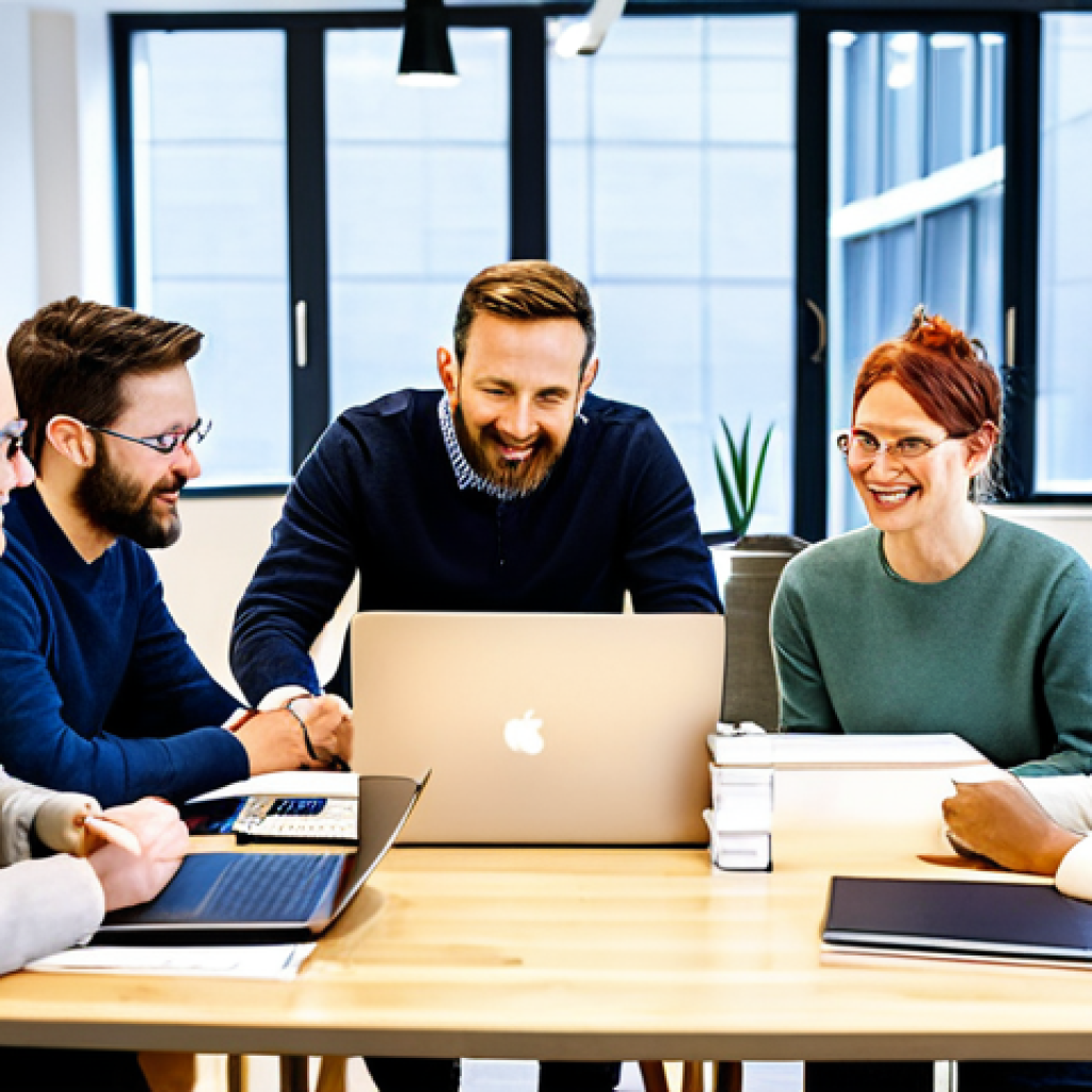 **

A diverse group of professionals fully clothed in appropriate attire, participating in a hands-on workshop activity at a modern co-working space. Tables are arranged for collaboration, with laptops and project materials visible. The atmosphere is bright and energetic, showcasing engagement and teamwork. safe for work, appropriate content, perfect anatomy, natural proportions, professional setting, family-friendly.

**