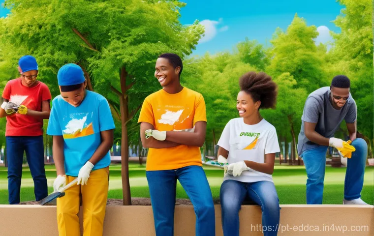 체험 기반 교육과 인성 교육의 결합 - **Prompt:** A diverse group of children, aged between 8 and 12, are actively engaged in an outdoor b...