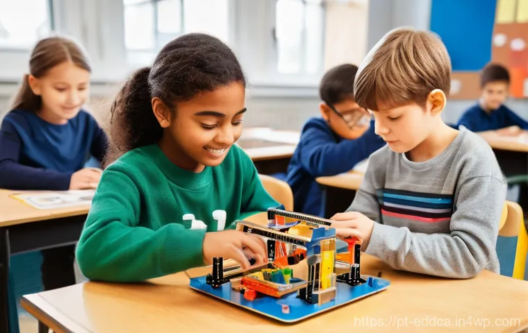 체험 기반 교육과 인성 교육의 결합 - **Prompt:** A dynamic scene depicting a diverse group of teenagers, ranging from 13 to 17 years old,...