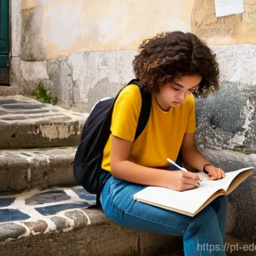 체험 기반 교육을 통한 창의성 개발 - **Prompt 1: "The Experiential Creator in Lisbon's Alfama"**
    "A 16-year-old girl, with short, cur...